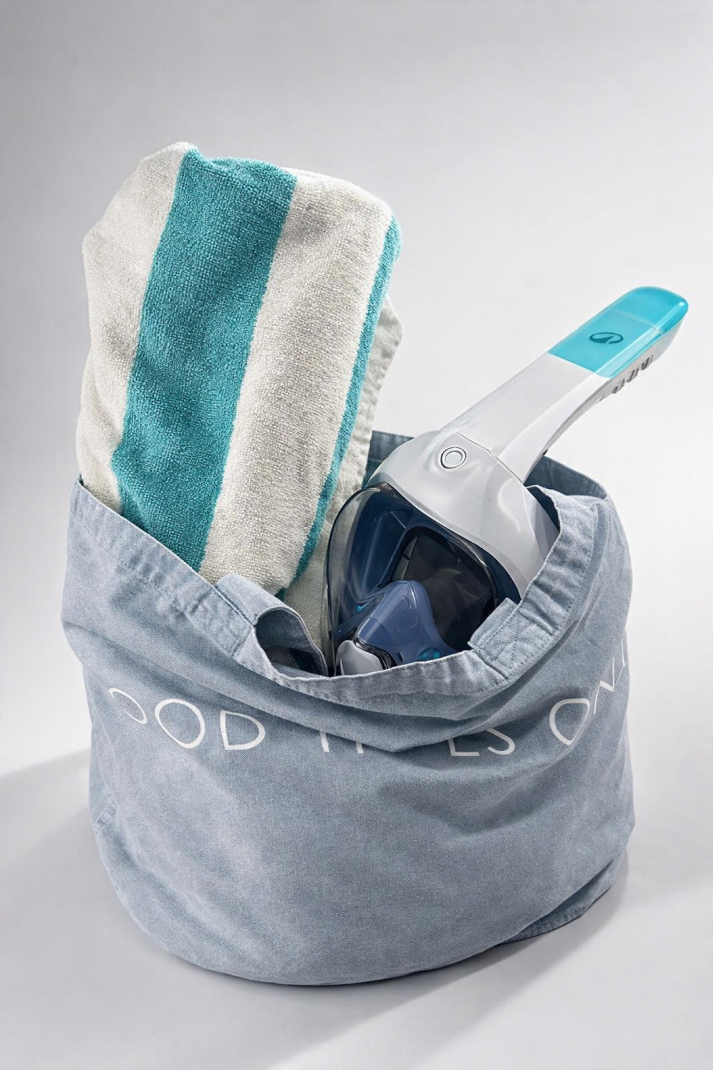 The Blue One - Good Tides Only Tote Bag