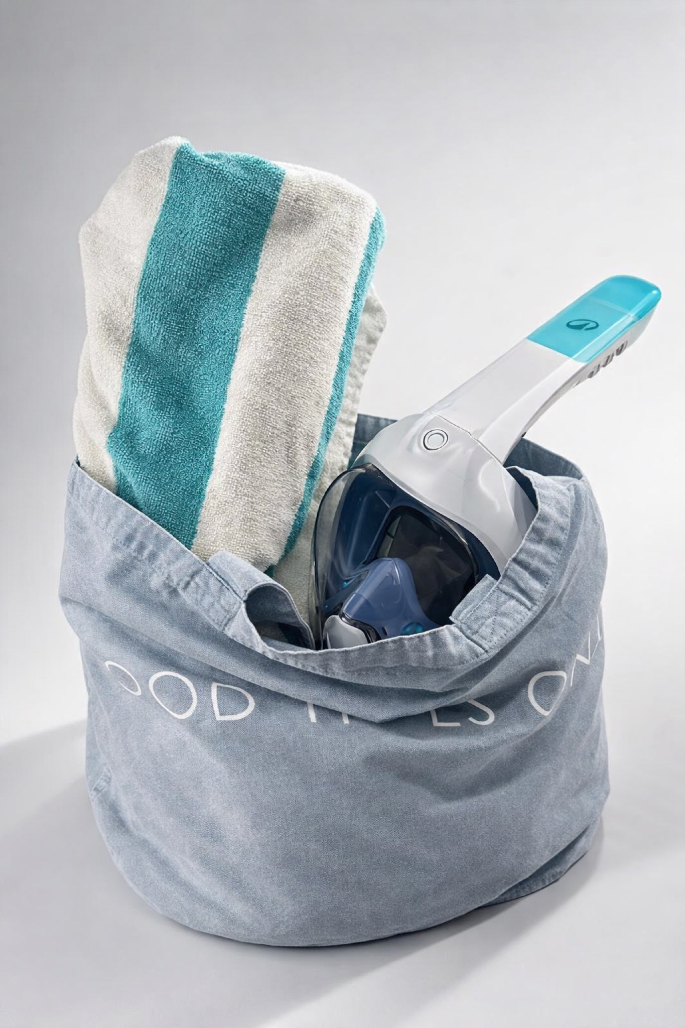 The Blue One - Good Tides Only Tote Bag